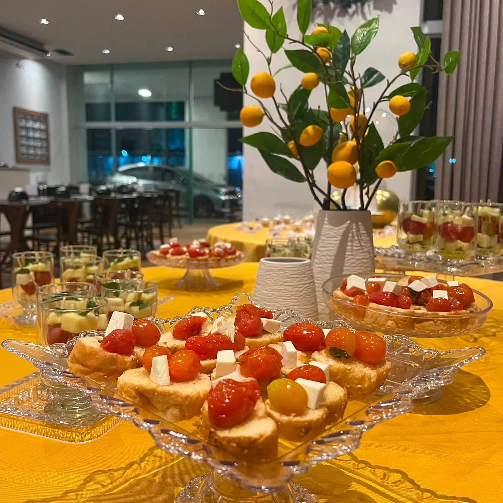 Detalhe bruschetta